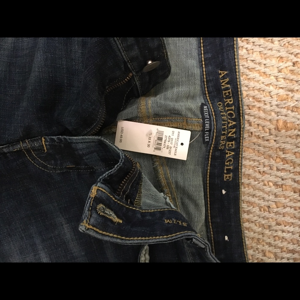 Men’s American Eagle Dark Wash Ne(x)t Level Flex